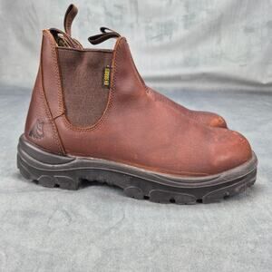 Steel Blue Men's Hobart Ortho Rebound 6" Steel Toe Slip-On EH Work Boots 9.5